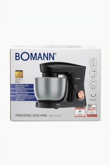 BOMANN KM 6170 CB 1500W – عجانة كهربائية 6 لتر
