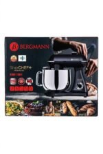 ⁦BERGMANN SilverCHEF+ Premium BSM 7001 – Robot Pétrin 3 en 1, 2000W, 8L, Bluetooth, Bol Inox⁩ - الصورة ⁦2⁩