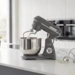 BERGMANN SilverCHEF+ Premium BSM 7001 – Robot Pétrin 3 en 1, 2000W, 8L, Bluetooth, Bol Inox